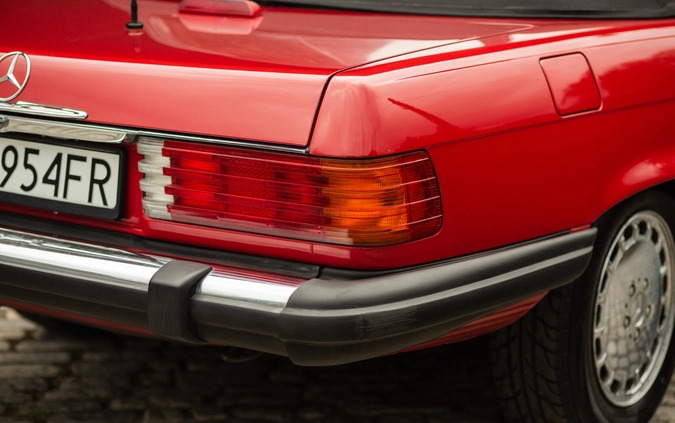 Mercedes-Benz SL cena 99000 przebieg: 270000, rok produkcji 1987 z Warszawa małe 596